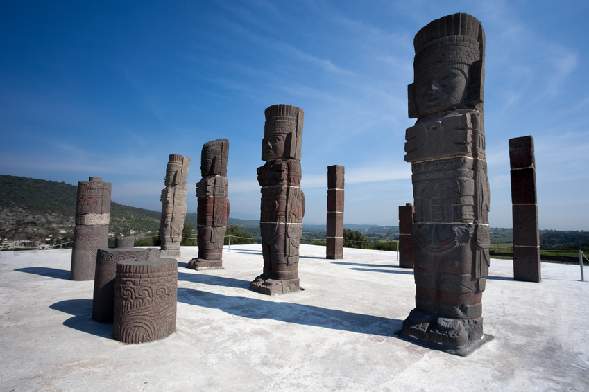 Die Vier Atlanten von Tula de Allende - Mexiko Reisen & Informationsportal